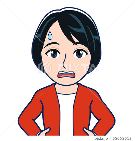 赤い服を着た女性 65055612