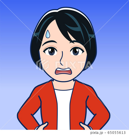 赤い服を着た女性 65055613