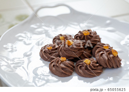 おうちでお菓子作り ガナッシュクッキー おうちでお菓子作り ガナッシュクッキー 65055625