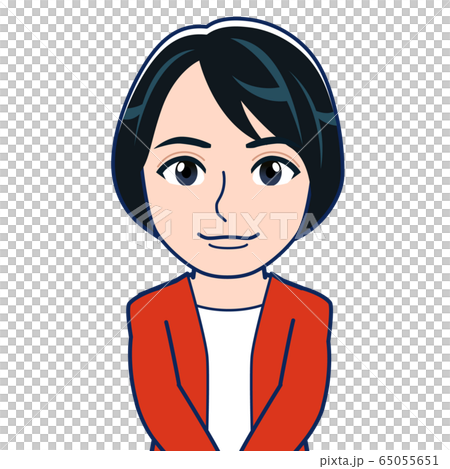 赤い服を着た女性 赤い服を着た女性 65055651