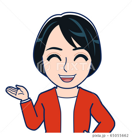 赤い服を着た女性 赤い服を着た女性 65055662