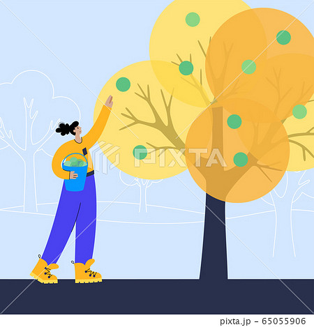 Garden work concept vector  65055906