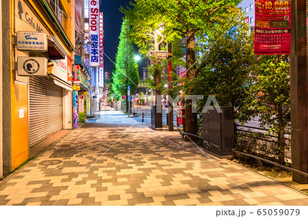 《東京都》人の消えた秋葉原・自粛ムードの東京 《東京都》人の消えた秋葉原・自粛ムードの東京 65059079