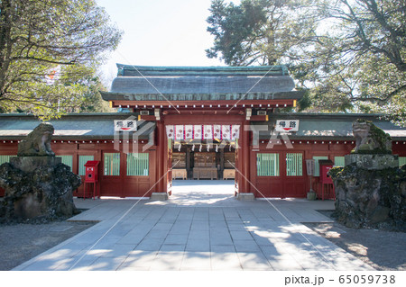 東京都・府中市 大國魂神社 中雀門(ちゅうじゃくもん) 東京都・府中市 大國魂神社 中雀門(ちゅうじゃくもん) 65059738