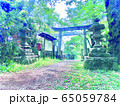 鳥居のある風景 65059784