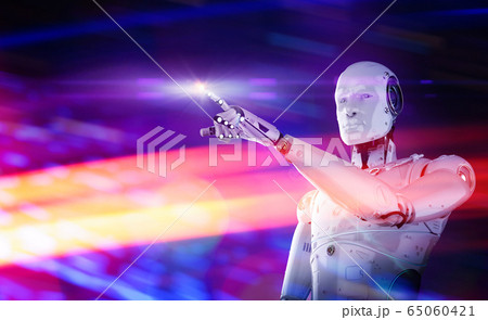 cyborg finger point 65060421