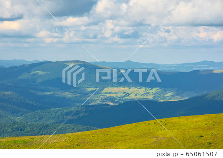 alpine scenery of carpathian mountains. stunning alpine scenery of carpathian mountains. stunning 65061507