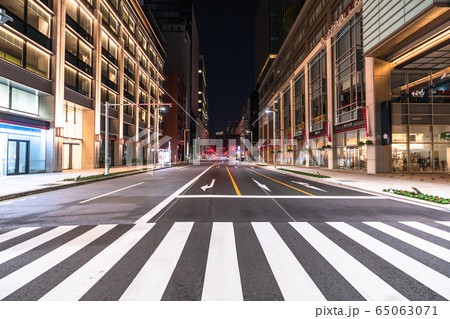 《東京都》人の消えた日本橋室町・自粛ムードの東京 《東京都》人の消えた日本橋室町・自粛ムードの東京 65063071