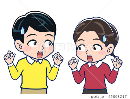 男の子、女の子　会話 65063217