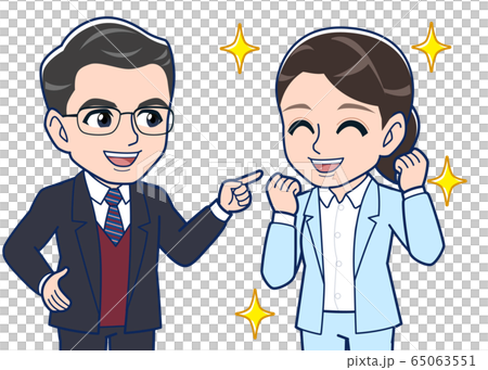 男性上司と女性部下 65063551