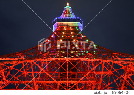 東京タワー 4色②の写真素材 [65064280] - PIXTA