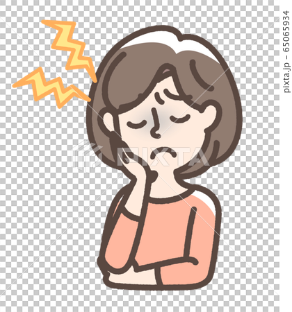 Headache woman Headache woman 65065934