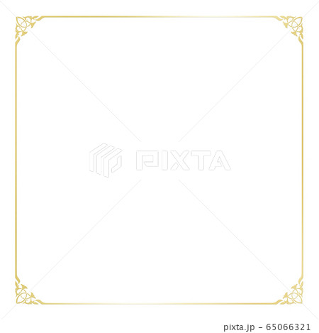 フレーム ゴールドのイラスト素材