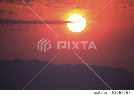 荒尾市 四山神社 夕景、 荒尾市 四山神社 夕景、 65067567