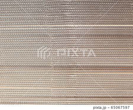 Texture of packing cardboard sheets, background. carton 65067597