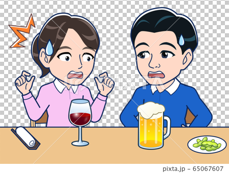 居酒屋でカップル 65067607