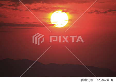 荒尾市 四山神社 夕景、 荒尾市 四山神社 夕景、 65067816