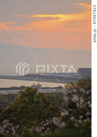 荒尾市 四山神社 夕景、 荒尾市 四山神社 夕景、 65067822