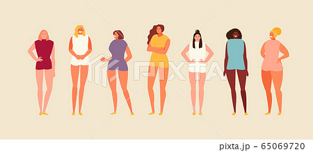 Women of different physiques and appearance 65069720