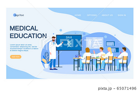 Medical Conference And Education About Dna In のイラスト素材