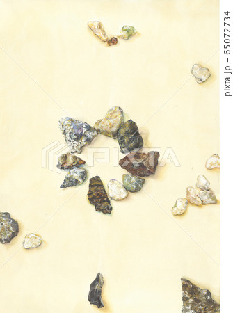 リアルな石のイラスト素材