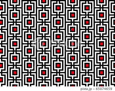 Striped grid with squares art seamless background 65074659