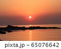 京丹後の夕日 65076642