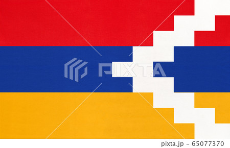Republic of Artsakh national fabric flag textile 65077370