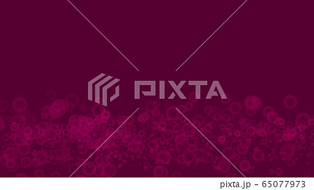 CGバブル 多数の気泡 CGバブル 多数の気泡 65077973