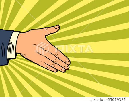 men hand in a handshake men hand in a handshake 65079325