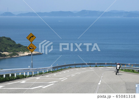 豊島の下り坂10%勾配 豊島の下り坂10%勾配 65081318