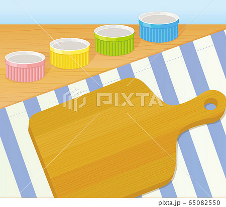 カラフルココットとカッティングボード カラフルココットとカッティングボード 65082550