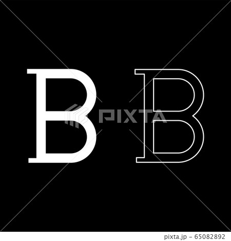 Beta greek symbol capital letter uppercase font  65082892