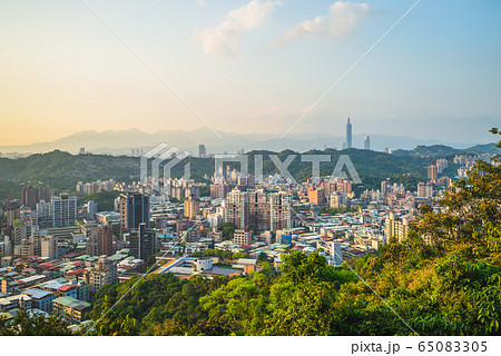 Panoramic view of Taipei City, taiwan 65083305