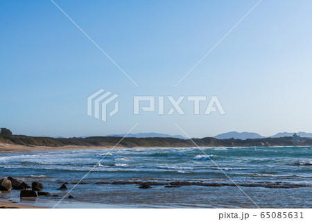 岩屋海岸の夕暮れ【福岡県】 65085631