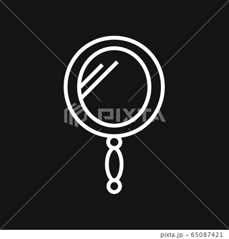 Mirror icon isolated on background. Design for 65087421
