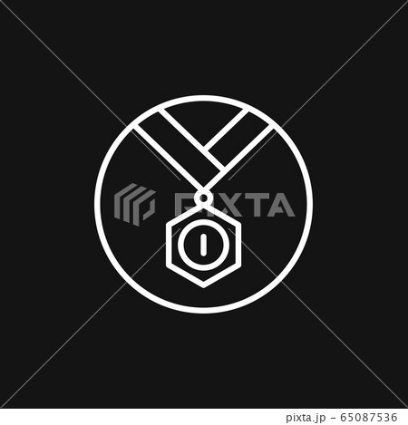 Medal icon isolated on background. Vector Medal icon isolated on background. Vector 65087536
