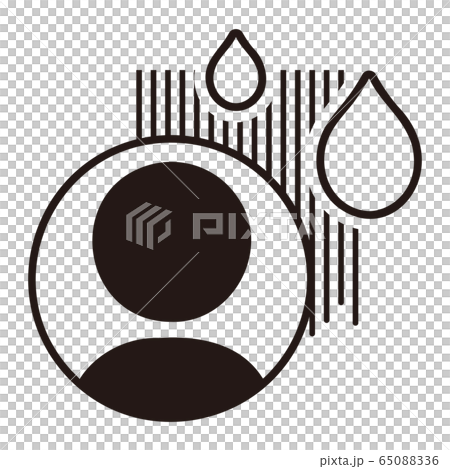 人形圖標和冷汗痕 65088336