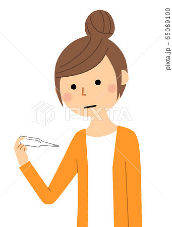 体温測定　若い女性 65089100