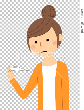 体温測定　若い女性 65089100