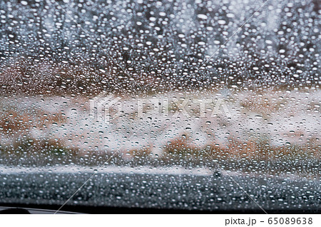 wet transparent glass, water drops on the glass wet transparent glass, water drops on the glass 65089638