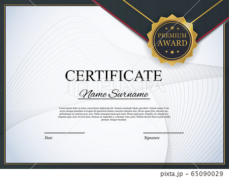 Certificate template Background. Award diploma Certificate template Background. Award diploma 65090029