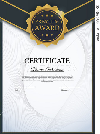 Certificate template Background. Award diploma Certificate template Background. Award diploma 65090030