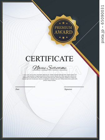 Certificate template Background. Award diploma Certificate template Background. Award diploma 65090031