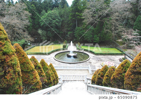 成田山新勝寺 西洋庭園の写真素材