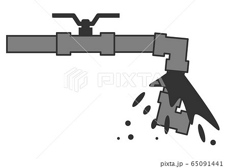 配管の破損 65091441
