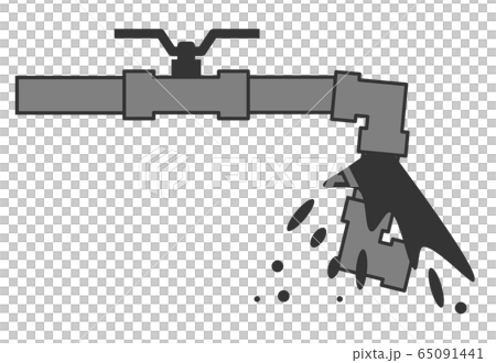 配管の破損 65091441