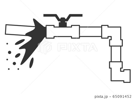 配管の破損 65091452