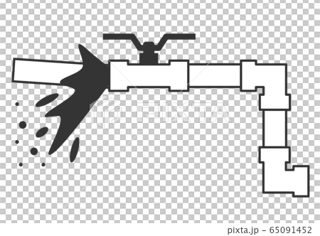 配管の破損 65091452