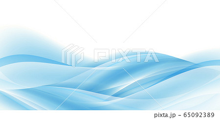 波　海　曲線　背景 65092389